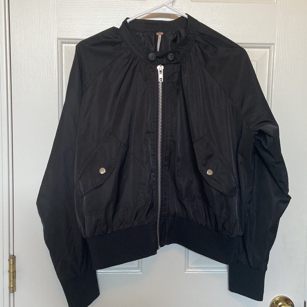 Free people black jacket size small